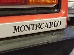 Lancia Montecarlo embleem