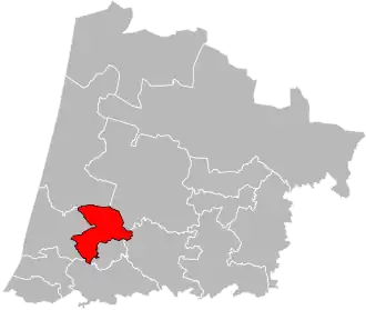 Locatie van het kanton