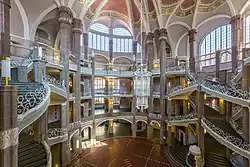 2016: Ingang Landgericht Berlijn, Duitsland