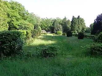 locatie van het voormalige landhuis