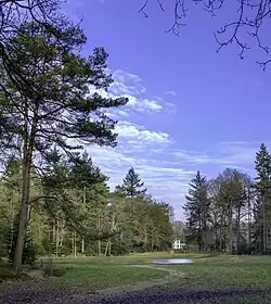 Landgoed Vosbergen met op de achtergrond het huis Vosbergen
