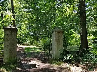 ingang aan de oostzijde