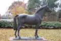 Standbeeld voor de dekhengst Landgraf