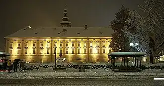 Het Landhaus, het parlementsgebouw in Klagenfurt am Wörthersee