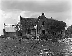 Achterzijde in 1954