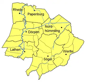 Gemeentelijke indeling in 1974