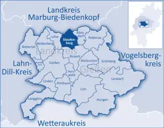 Kaart van Staufenberg