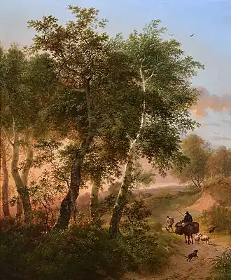 Pastorale met romantisch, realischtisch karakter, typerend voor Hellemans