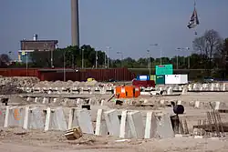 Grondwerkzaamheden ter hoogte van de Vleutenseweg (april 2007)