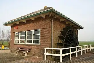 Gebouw met dieselgemaal