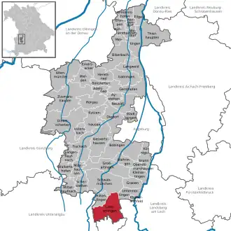 Kaart van Langerringen