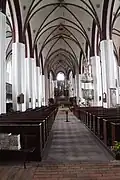 Interieur van dit kerkgebouw