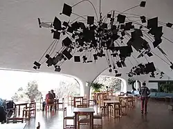 Interieur van het café