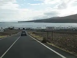 Zicht op Playa Quemada