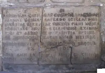 grafsteen voor Vannozza dei Cattanei