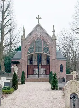 De kapel van het Sint-Janskerkhof in 2012