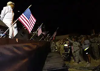 The Bar-Kays tijdens The Legends of Funk toer in Irak