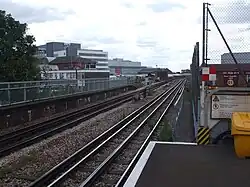 De vroegere aftakking naar de West London Railway.