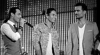 Nuno Resende, Julio Iglesias jr., Damien Sargue