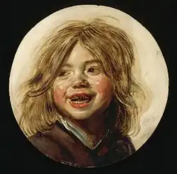 Lachend kind van (1620-1625) Frans Hals