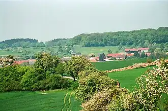 Gezicht op Launstroff