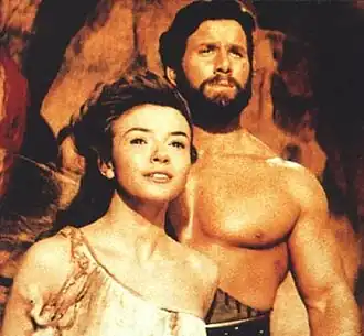 Laura Efrikian en Reg Park in Ercole alla conquista di Atlantide