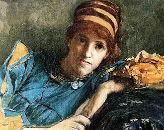 Portret door Lawrence Alma-Tadema, ca. 1871.