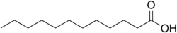 Structuurformule van laurinezuur