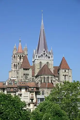 Kathedraal Notre-Dame te Lausanne (ingezegend 1275)