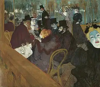 Au moulin rouge (1892), Art Institute of Chicago