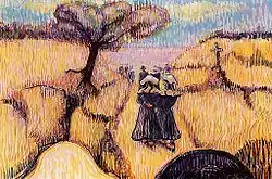 Bretons se promenant