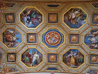 Plafond van de Sala dell'Immacolata