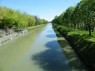 Het kanaal in Montech