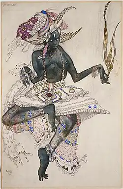 Schets van een Indische demon (Bakst, 1911)