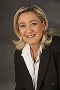 Marine Le Pen (Front national)[7][8]