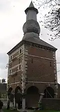 De duiventoren van de abdij