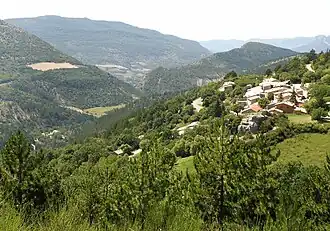 Gezicht op Le Poët-en-Percip