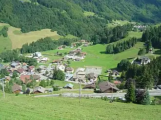 Gezicht op Le Reposoir