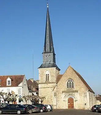 De kerk van Le Theil