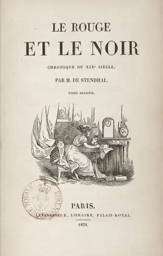 Titelpagina uit 1831