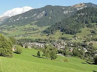 Gezicht op Praz-sur-Arly