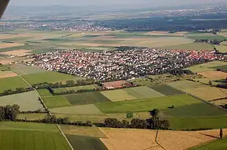 Leeheim, luchtopname uit 2007