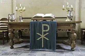 17e-eeuwse avondmaalstafel