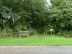 Ingang natuurkampeerterrein