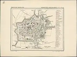 Kaart uit Gemeeteatlas van Nederland (1869)