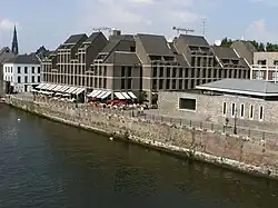 Stenenwal bij Hotel Maastricht