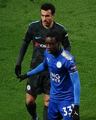 Diabaté in 2018 als speler van Leicester City