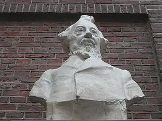 Buste van Hendrik Kern in Leiden.