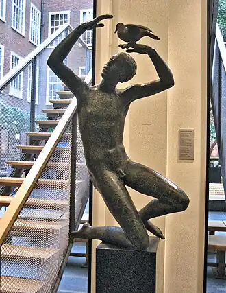 Jongen met de duif, Leiden