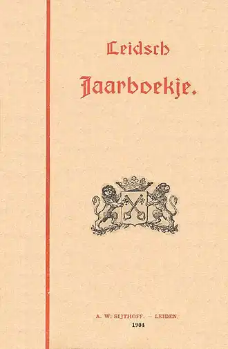 Het eerste jaarboekje (1904)